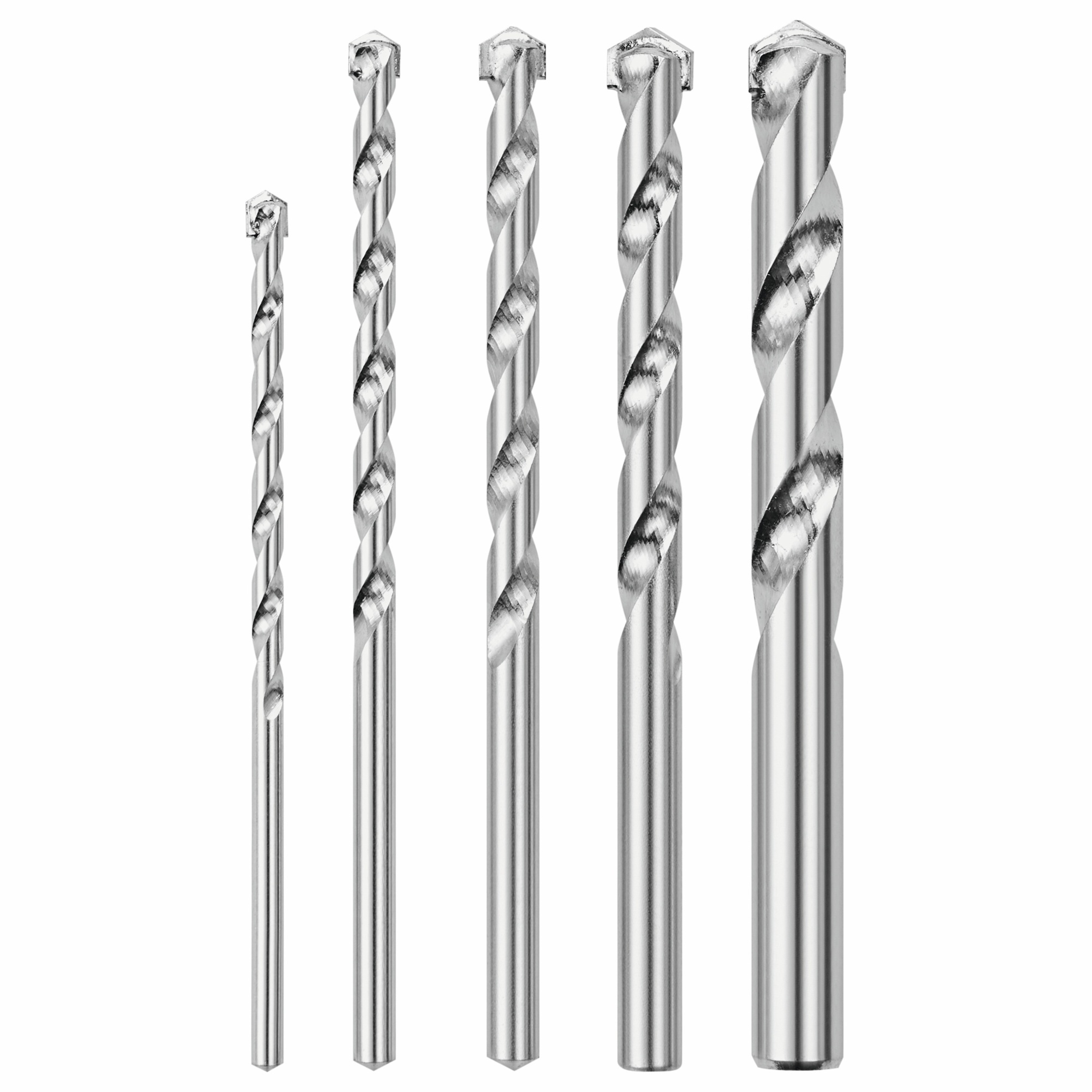 Bosch Fast Spiral Rotary Masonry Bit Set — 5-Piece, Carbide Tip, Model# BM5005